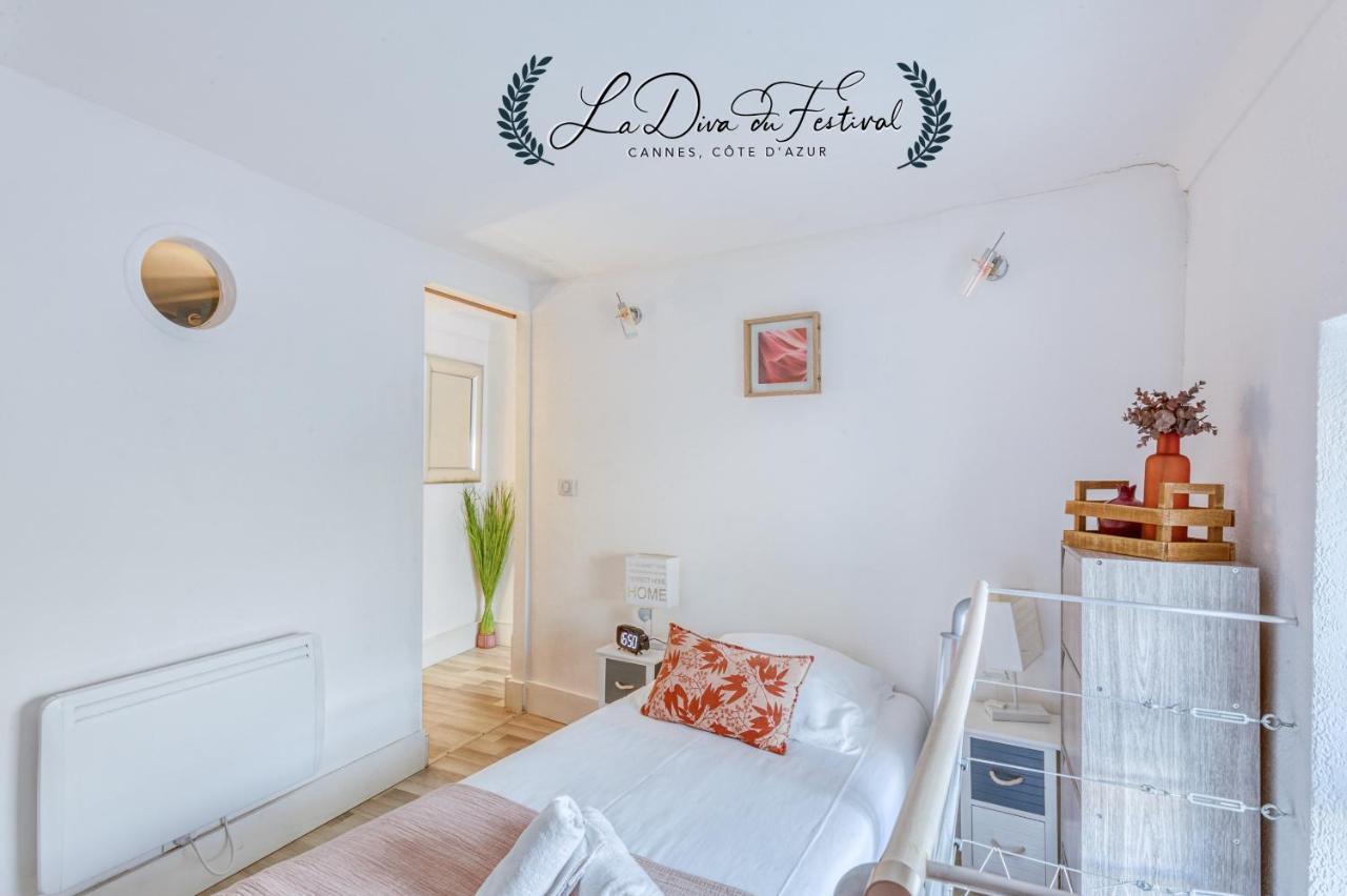 La Diva Du Festival - 10 Mn A Pied Palais & Plages - Cosy & Calme - Clim - Wifi Cannes Exterior foto
